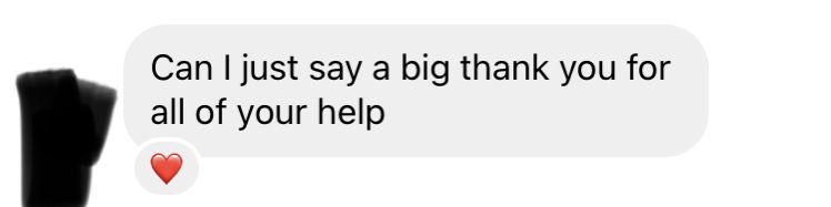 Message from a client