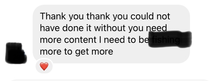 Message from a client