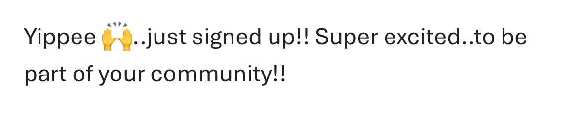 Message from a client