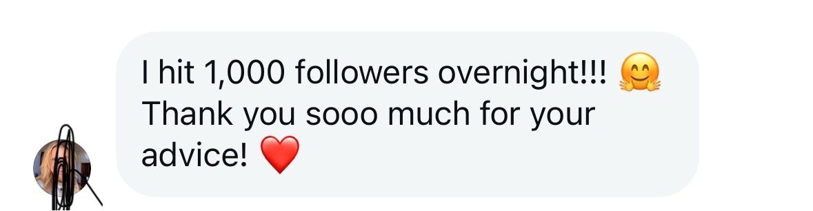 Message from a client